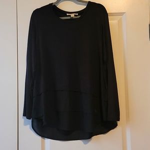 Women's Michael Kors black blouse 1X worn once